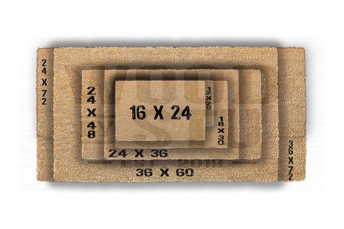 Custom Initial Doormat, Personalized Welcome Mat, Paw Print Front Porch