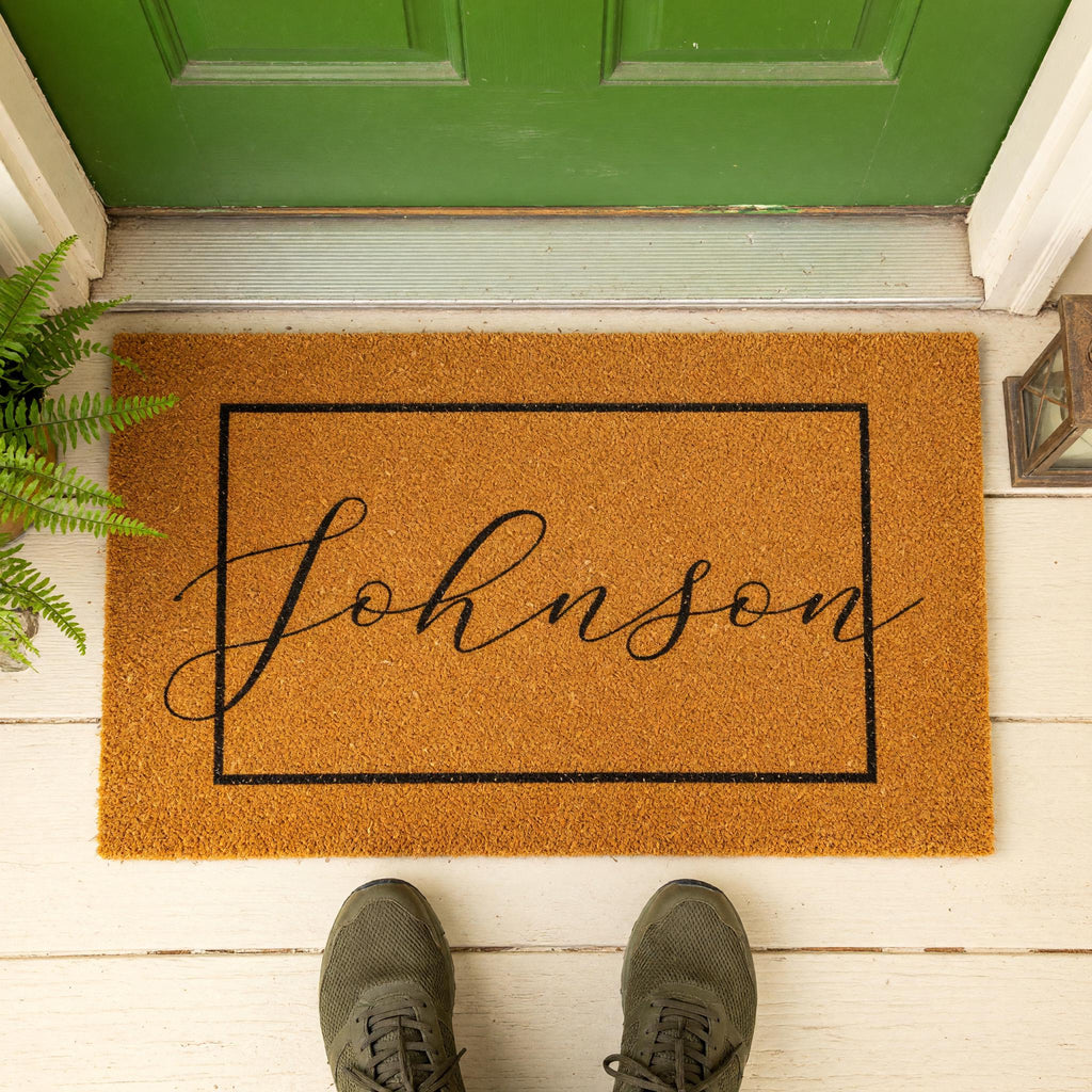 Custom Doormat And Personalized Welcome Mat, Housewarming Gift, Wedding Presents, Last Name