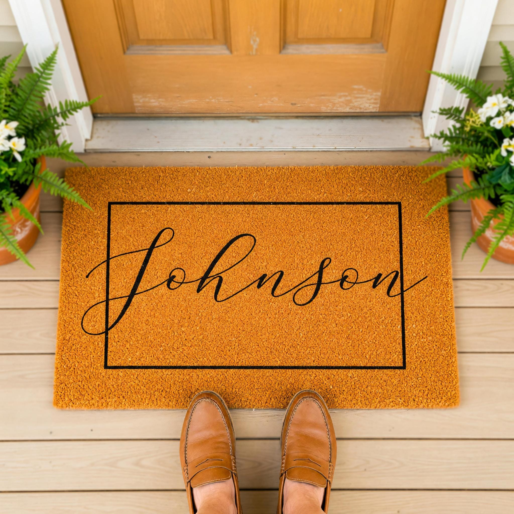 Custom Doormat And Personalized Welcome Mat, Housewarming Gift, Wedding Presents, Last Name