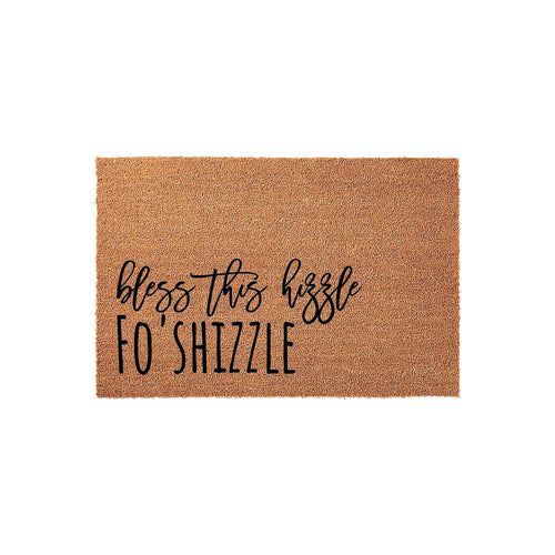 Bless This Hizzle Fo Shizzle Doormat, Front Porch, New Home
