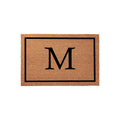M Monogram Doormat - Housewarming Gift - Letter Welcome Mat