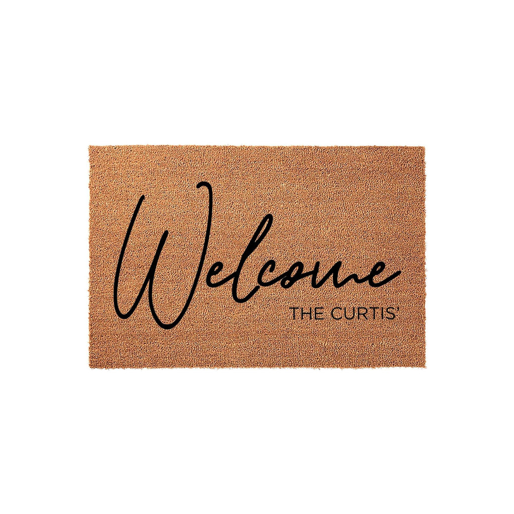 Welcome Doormat - Housewarming Gift - Family Name Mat