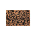 Leopard Print Welcome Doormat, Cheetah Pattern Front Porch Mat, Safari Animal
