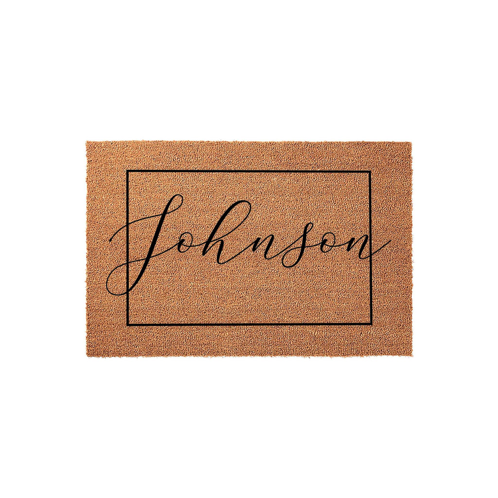 Custom Doormat And Personalized Welcome Mat, Housewarming Gift, Wedding Presents, Last Name