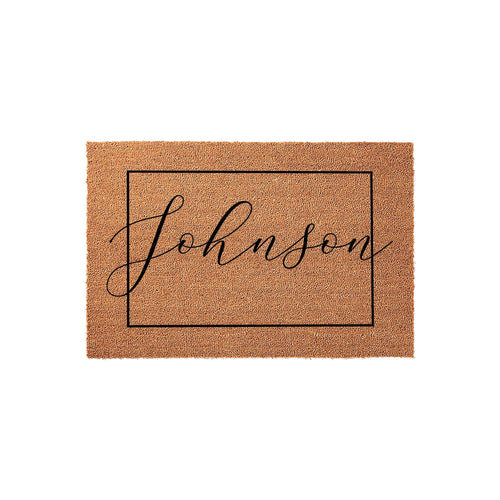 Custom Doormat And Personalized Welcome Mat, Housewarming Gift, Wedding Presents, Last Name