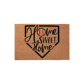 Home Sweet Baseball Doormat - Housewarming Gift - Sports Welcome Mat
