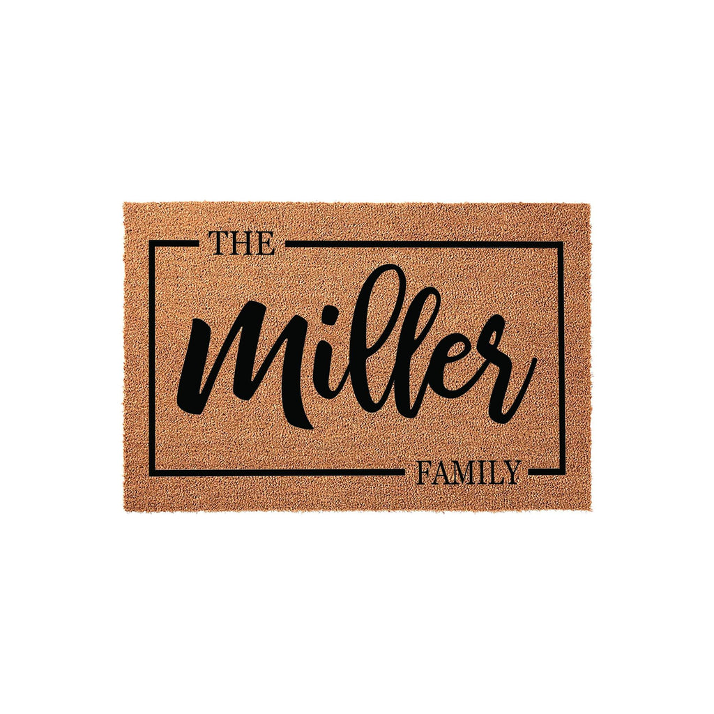 Family Name Doormat - Housewarming Gift - Homeowner Welcome Mat