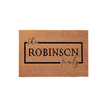 Custom Family Name Doormat, Personalized Welcome Mat, Front Porch Housewarming Gift